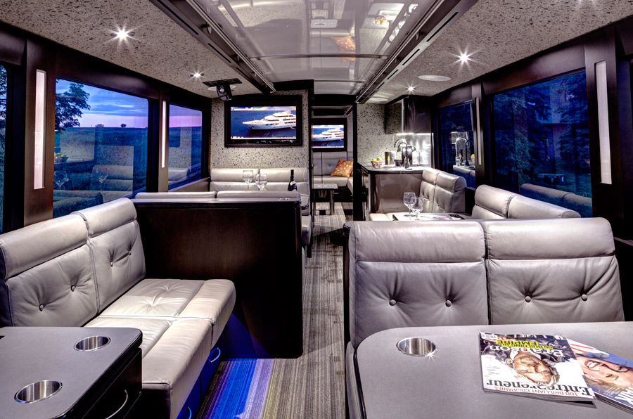 Specialty Projects by FDM Designs - Private Coach Bus
